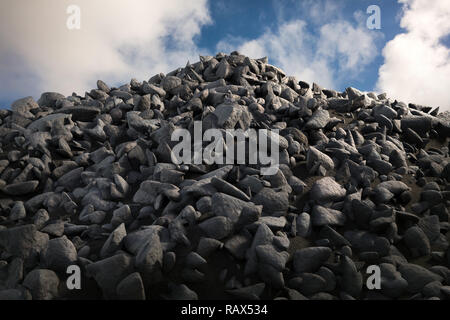 Das zusammengesetzte Bild im Stapel der Felsen Stockfoto