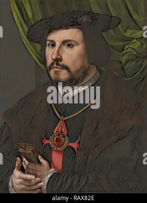 Portrait von Francisco de los Cobos y Molina, Jan Gossaert (genannt Mabuse), Niederländischen, ca. 1478 - 1532, über Neuerfundene Stockfoto