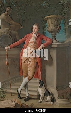 Portrait von John Talbot, später 1. Earl Talbot, Pompeo Batoni, Italienisch (Lucchese), 1708-1787, Italien, Europa, 1773 überarbeitet Stockfoto