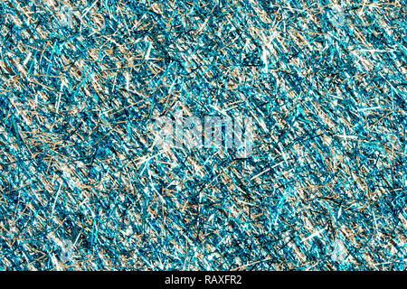 Zusammenfassung Hintergrund von Blau und Silber glitter Flitter Stockfoto