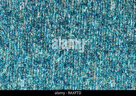 Zusammenfassung Hintergrund von Blau und Silber glitter Flitter Stockfoto