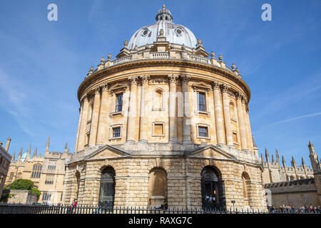 Die Radcliffe Camera in Oxford, England. Stockfoto