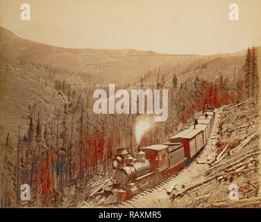 Marshall, Westside, William Henry Jackson, Amerikanische, 1843-1942, Colorado, USA, Nordamerika, 1880 überarbeitet Stockfoto