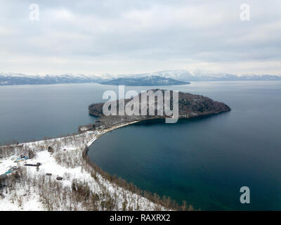 Akan Nationalpark hokkaido Japan im Winter Stockfoto