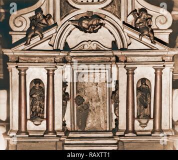 Abruzzen, L'Aquila, Tornimparte, S. Panfilo, Pfarrkirche, Italien, 20. Jahrhundert, Foto, Fotografie, Europa neuerfundene Stockfoto