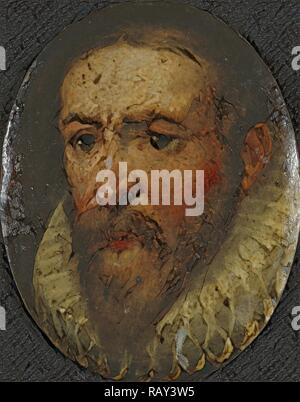 Portrait von Johan van Oldenbarnevelt, 1547-1619, Cornelis Saftleven, in oder nach 1663 zurückzuführen. Neuerfundene Stockfoto