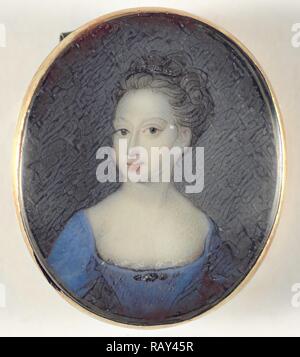 Porträt, ein Mädchen, wahrscheinlich eine Tochter von Georg II., König von England, Anonym, 1715-1725, Porträt miniatur Neuerfundene Stockfoto