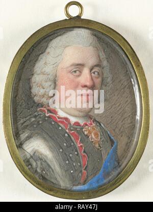 Portrait Stadhouder Willem IV, 1711-51, Prinz von Oranien Nassau, Jean-Etienne Liotard, Anonym, 1755-1760 Neuerfundene Stockfoto