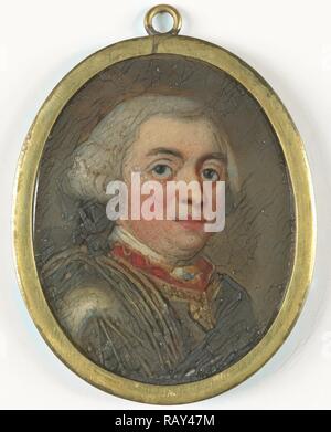 Willem IV, 1711-51, Prinz von Oranien Nassau, Anonym, C. 1750, Porträt Miniatur. Neuerfundene durch Gibon. Klassische Kunst neuerfundene Stockfoto