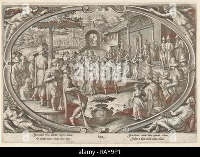 Feder, Philips Galle, C. 1578 - C. 1582. Neuerfundene durch Gibon. Klassische Kunst mit einem modernen Touch neuerfundene Stockfoto