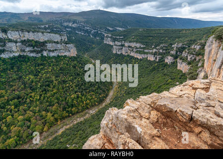 Foz von Arbayun, Naturpark in Navarra, Spanien Stockfoto