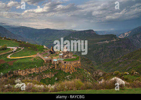 Tatev Kloster und Kirche in der Nähe von Goris in Armenien Stockfoto