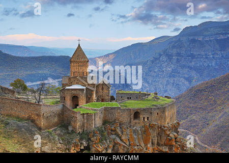 Tatev Kloster und Kirche in der Nähe von Goris in Armenien Stockfoto