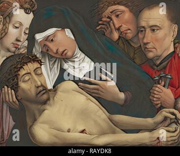Die Beweinung Christi, Colijn de Coter, C. 1510 - C. 1515. Neuerfundene durch Gibon. Klassische Kunst mit einem modernen Touch neuerfundene Stockfoto