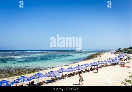 Exotische Landschaft von Pantai Pandawa Strand auf der Insel Bali in Indonesien Stockfoto