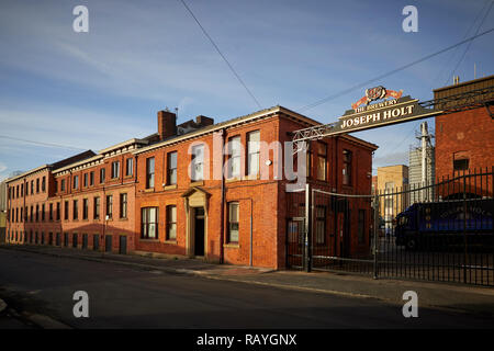 Backstein Joseph Holt Brauerei Empire Straße, Cheetham Stockfoto