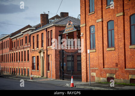 Backstein Joseph Holt Brauerei Empire Straße, Cheetham Stockfoto