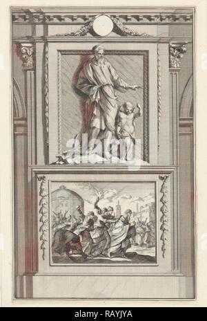 H. Quadratus von Athen, Apologet, Jan Luyken, Zacharias 13007 II, Jan Goeree, 1698. Neuerfundene durch Gibon. Klassische neuerfundene Stockfoto