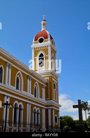 Farbenfrohe Gebäude in Granada, Nicaragua Stockfoto