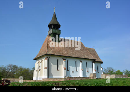 Römisch-katholische Kirche in Ofoldeak, Ungarn. Maria szuz Keresztenyek Segitsege romai katolikus megyeben templom Csongrad, Magyarorszagon Ofoldeakon,.. Stockfoto