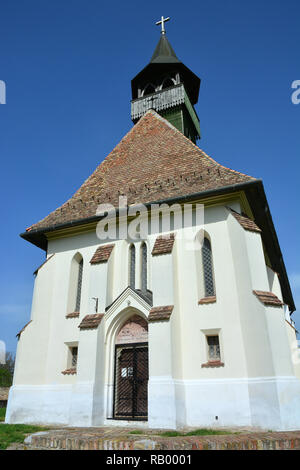 Römisch-katholische Kirche in Ofoldeak, Ungarn. Maria szuz Keresztenyek Segitsege romai katolikus megyeben templom Csongrad, Magyarorszagon Ofoldeakon,.. Stockfoto