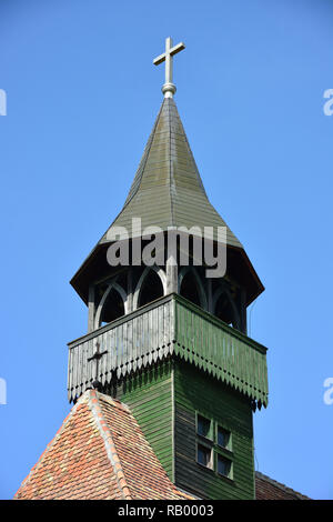 Römisch-katholische Kirche in Ofoldeak, Ungarn. Maria szuz Keresztenyek Segitsege romai katolikus megyeben templom Csongrad, Magyarorszagon Ofoldeakon,.. Stockfoto