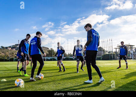 LA MANGA, Spanje, 05-01-2019, Fußball, La Manga Club Resort, niederländischen Eredivisie, Saison 2018/2019, während des Trainings Camp Heerenveen in La Manga5-01-2019, Stockfoto