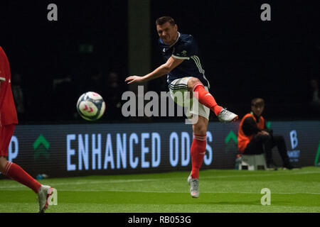 Glasgow, UK, 5. Januar 2019 Wales V Schottland, 2019 Star Sechser, Fußball, SSE Hydro, Glasgow, Großbritannien - 5 Jan 2019; Aktion Credit: Scottish Borders, Medien/Alamy leben Nachrichten Stockfoto