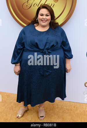 LA, USA. 5. Jan 2019. Chrissy Metz besucht das 6. jährliche "Gold erfüllt die Goldenen Partei Gehostet von Nicole Kidman und Nadia Comaneci auf das Haus auf Sonnenuntergang in Hollywood ab 5. Januar 2019. Credit: Foto Access/Alamy leben Nachrichten Stockfoto