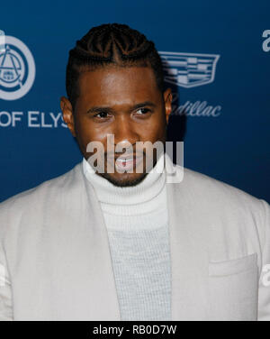 Kalifornien, USA. 5. Jan 2019. Usher besucht Himmel, durch die Kunst der Elysium vorgestellt, am 5. Januar 2019 in Los Angeles, Kalifornien. Foto: imageSPACE/MediaPunch Credit: MediaPunch Inc/Alamy leben Nachrichten Stockfoto
