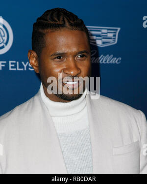 Kalifornien, USA. 5. Jan 2019. Usher besucht Himmel, durch die Kunst der Elysium vorgestellt, am 5. Januar 2019 in Los Angeles, Kalifornien. Foto: imageSPACE/MediaPunch Credit: MediaPunch Inc/Alamy leben Nachrichten Stockfoto