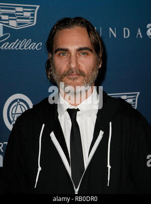 Kalifornien, USA. 5. Jan 2019. Joaquin Phoenixattends HIMMEL, durch die Kunst der Elysium vorgestellt, am 5. Januar 2019 in Los Angeles, Kalifornien. Foto: imageSPACE/MediaPunch Credit: MediaPunch Inc/Alamy leben Nachrichten Stockfoto