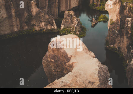 Ein wunderschönes Bild von einer Klippe Stockfoto