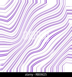 Violett unregelmäßige Zig Zag diagonale Linien Hintergrund Muster, Vector Illustration Stock Vektor