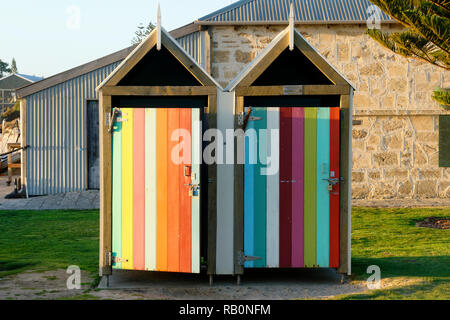 Holz im Freien Zimmer wechseln, Fremantle, Western Australia Stockfoto