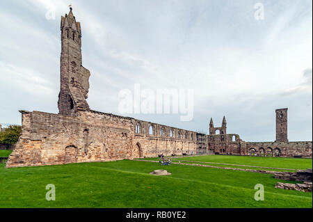 St Andrews Cathedral Ruinen von St Andrews Fife Schottland Großbritannien Stockfoto