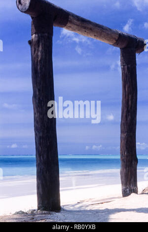 Eine der bekanntesten Strand Sansibar, Kiwengwa, Tansania, Afrika Stockfoto