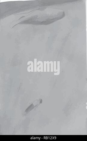 Abbildung: ein Mann und eine Wal tauchen. Meditative schwimmen Grafik. Stock Vektor