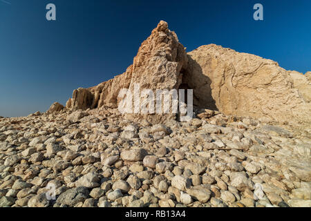 Urmia See, der Küste von Espir Island, die drittgrößte Insel der Urmia See mit einer Fläche von 1500 Hektar Stockfoto