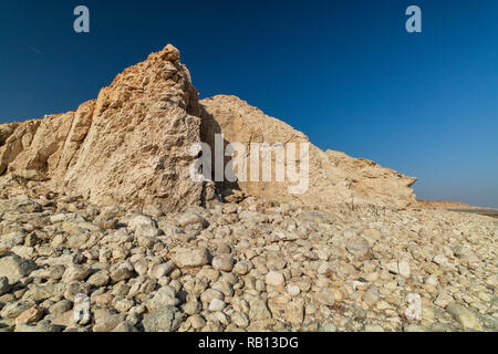 Urmia See, der Küste von Espir Island, die drittgrößte Insel der Urmia See mit einer Fläche von 1500 Hektar Stockfoto