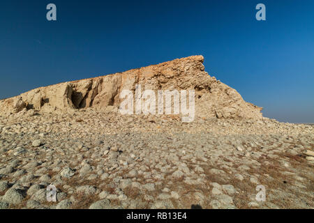 Urmia See, der Küste von Espir Island, die drittgrößte Insel der Urmia See mit einer Fläche von 1500 Hektar Stockfoto