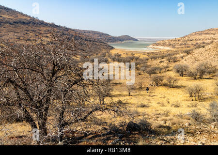 In der Espir Island, die drittgrößte Insel der Urmia See mit einer Fläche von 1500 Hektar Stockfoto