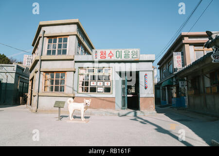 Ulsan, Korea - Februar 9, 2017: Jangsaengpo alte Dorf Stockfoto