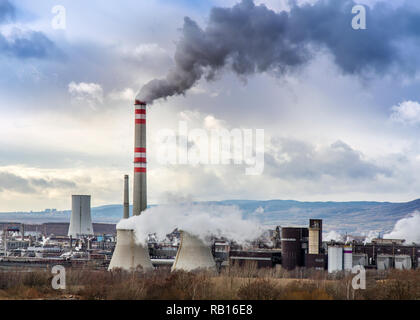 Chemopetrol, Záluží, severní Čechy, Česká republika/Chemopetrol Firma, in der Nähe von Zalizi Litvinov, Stadt Most, Nordböhmen, Tschechische Republik Stockfoto