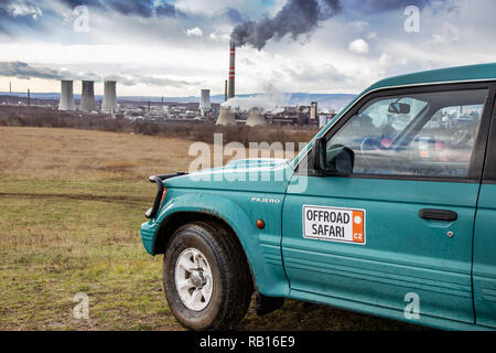 Chemopetrol, Záluží, severní Čechy, Česká republika/Chemopetrol Firma, in der Nähe von Zalizi Litvinov, Stadt Most, Nordböhmen, Tschechische Republik Stockfoto