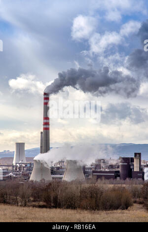 Chemopetrol, Záluží, severní Čechy, Česká republika/Chemopetrol Firma, in der Nähe von Zalizi Litvinov, Stadt Most, Nordböhmen, Tschechische Republik Stockfoto