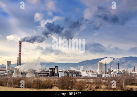 Chemopetrol, Záluží, severní Čechy, Česká republika/Chemopetrol Firma, in der Nähe von Zalizi Litvinov, Stadt Most, Nordböhmen, Tschechische Republik Stockfoto