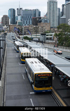 Kulturzentrum Schienenverteiler Station, Brisbane, Queensland, Australien Stockfoto