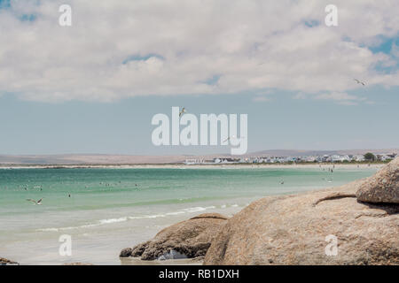 Paternoster, Südafrika - 22. Dezember 2018: Meer Fischerdorf Paternoster an der Westküste von Südafrika Stockfoto