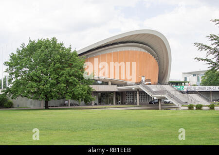 BERLIN, DEUTSCHLAND - Juni 5, 2017: Haus der Kulturen der Welt, Haus der Kulturen der Welt in die deutsche Sprache, in Berlin. Stockfoto